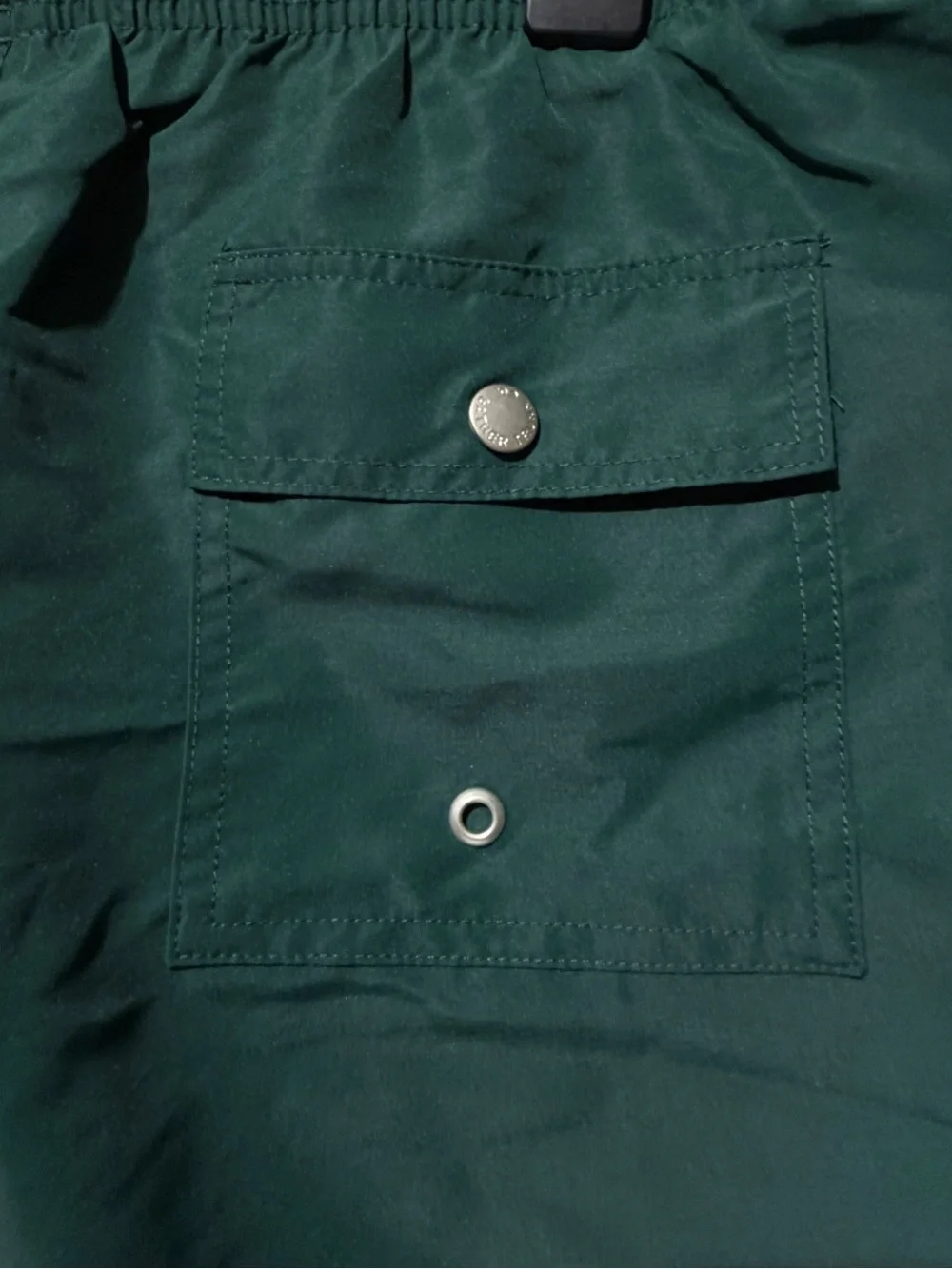NWT Bather Solid Pine Green Classic Swim Trunks Size Large (L/G)